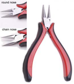 Memory Wire Finishing Pliers With 2mm /& 4mm Diameter Ends-Silver With Black Hand